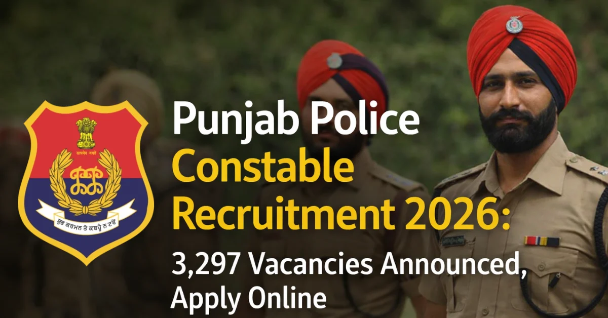 Punjab Police Recruitment 2026