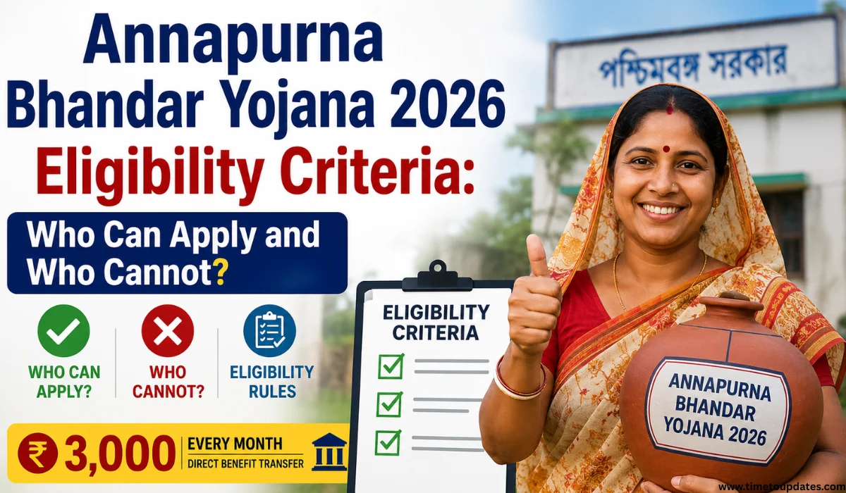 Annapurna Bhandar Yojana 2026 Eligibility Criteria